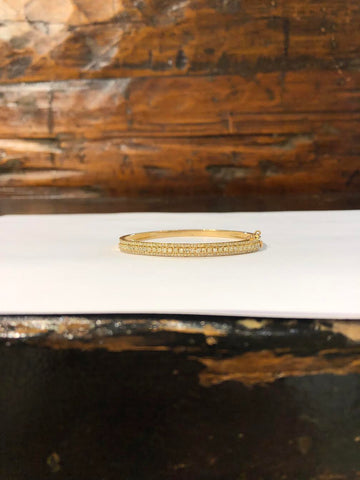 White Cloud | 18K Gold Diamond Bracelet
