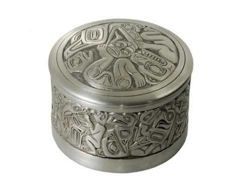 Panabo | Pewter Box - Raven Sun