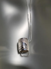 Sterling Silver 'Raven' Small Spirit Bead Necklace
