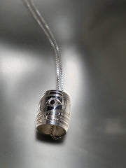 Sterling Silver 'Wolf' Small Spirit Bead