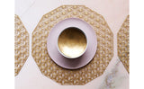 Chilewich Pressed Kaleidoscope Placemat - Brass