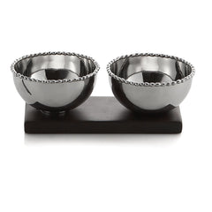 Michael Aram | Molten Double Snack Bowl Set