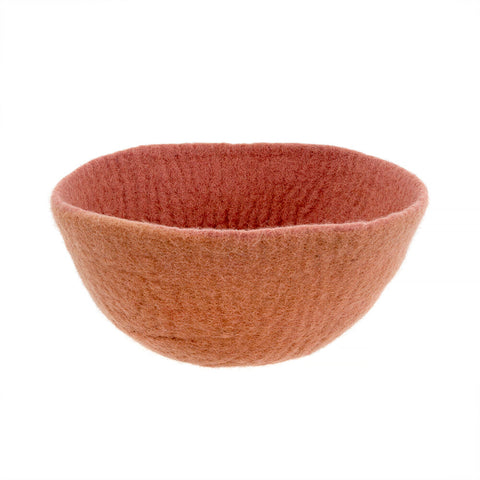 Felt Bowl, Rose