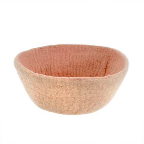 Felt Bowl, Peach