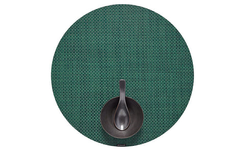 Chilewich Round Basketweave Placemat - Pine