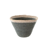 Indaba | Nova Seagrass Basket, Sky - Small