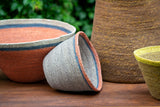 Indaba | Nova Seagrass Basket, Orange - Large