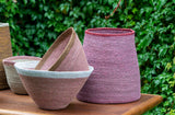 Taza Seagrass Basket, Pink