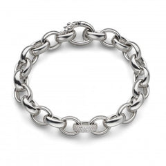 Monica Rich Kosann | Sterling Silver White Sapphire Pave Link Bracelet