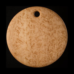 Edward Wohl | 16" Round Bird's-eye Maple Cutting Board #7