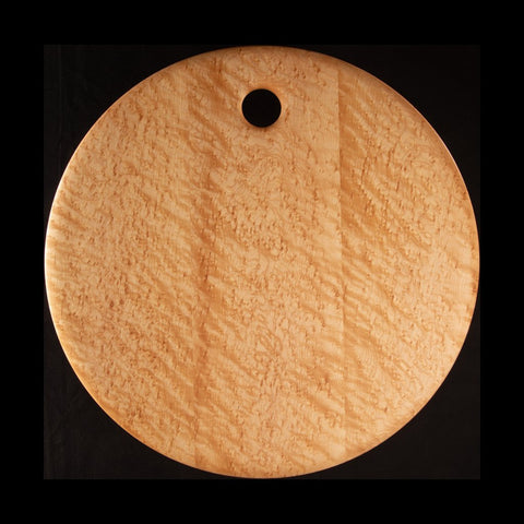 Edward Wohl | 20" Round Bird's-eye Maple Cutting Board #8