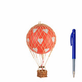 Floating the Skies, Red Hearts - Hot Air Balloon