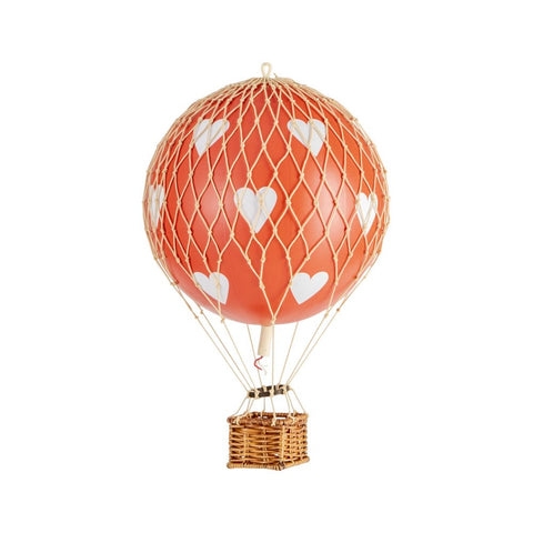 Travels Light, Red Hearts - Hot Air Balloon