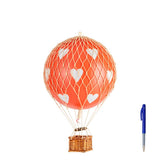 Travels Light, Red Hearts - Hot Air Balloon