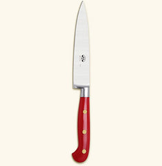Berti | Red Lucite Utility Knife With Magnetized Block