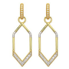 Jude Frances | Lisse Open Marquis Earring Charm Frames