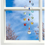 Crystal Spiral Suncatcher - Rainbow Butterflies