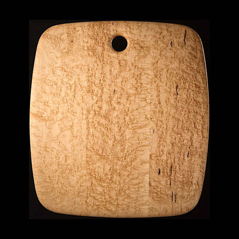 Edward Wohl | 20" x 22" Bird's-eye Maple Cutting Board #12