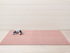 Heathered Shag Floor Mat - Blush