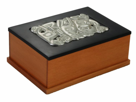 Panabo | Desk Box, Pewter Inlay