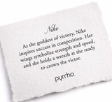 Pyrrha | Nike Goddess Aquamarine Talisman Sautoir Necklace