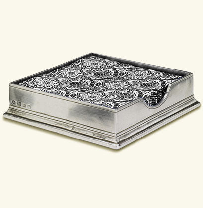 Match | Pewter Cocktail Napkin Box