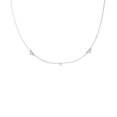 Laurie Fleming | Beacen - Sterling Silver Mother of Pearl & Topaz Necklace