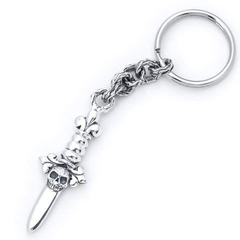 The Skull Dagger Keychain
