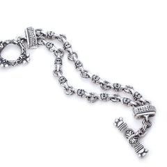 The Double Baron Skull Bracelet