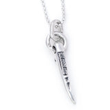 Horn Amulet with Skull Pendant