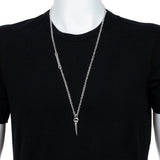 Horn Amulet with Skull Pendant