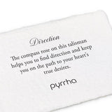 Pyrrha | Direction 14K Gold on Sterling Silver Talisman Necklace