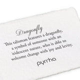 Pyrrha | Dragonfly Talisman Necklace