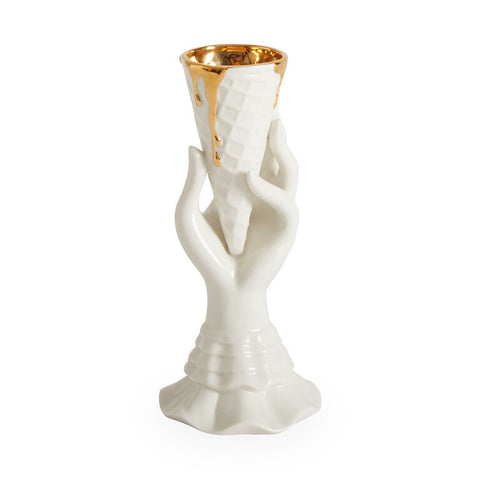 Jonathan Adler |Gilded Muse I Scream Vase