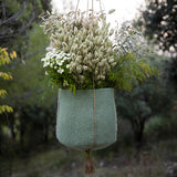 Medium Kangaroo Basket, Felt - Tender Green