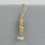 Dianne Rodger | Gemstone and Twist Earrings - Gold Fill
