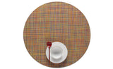 Chilewich Mini Basketweave Round Placemat - Confetti