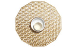 Chilewich Pressed Kaleidoscope Placemat - Brass