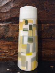 Vitreluxe | Mosaic White Vase