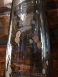 Blue Silver Leaves Vase