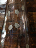 Silver Leaves Vase