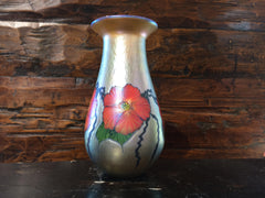 Lundberg Studios | Orange Hibiscus Vase