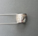 Sterling Silver 'Raven' Large Spirit Bead Necklace